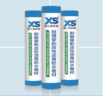 XS膠粉改性瀝青聚酯氈與玻纖網(wǎng)格布增強防水卷材（PYK）